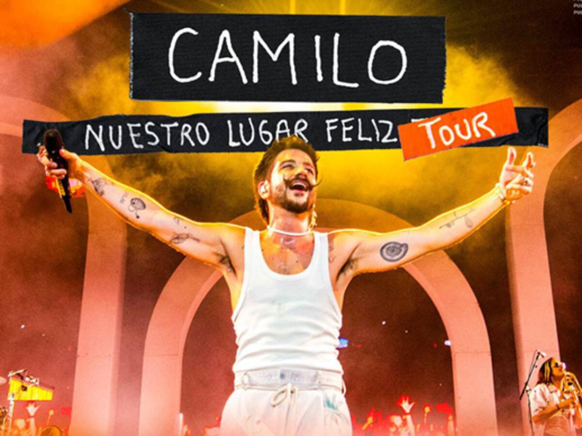 CAMILO Anuncia su Gira ‘NUESTRO LUGAR FELIZ TOUR’ ciudades y fechas en Colombia