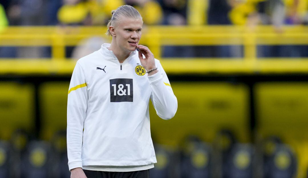 Erling Haaland, delantero noruego del Borussia Dortmund
