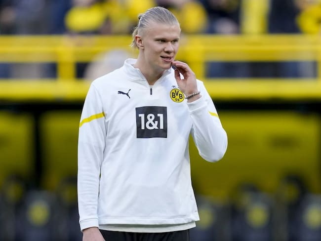Erling Haaland, delantero noruego del Borussia Dortmund