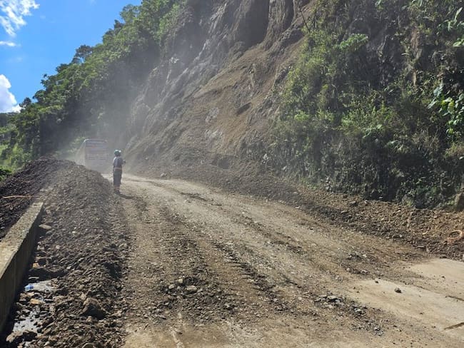 Continuan las alertas invernales en Risaralda por las lluvias (foto: Bomberos Pueblo Rico)