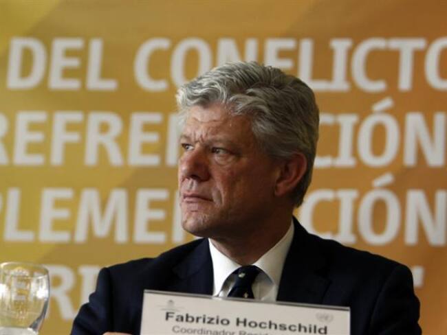 El representante de la ONU Fabrizio Hochschild termina su misión en Colombia