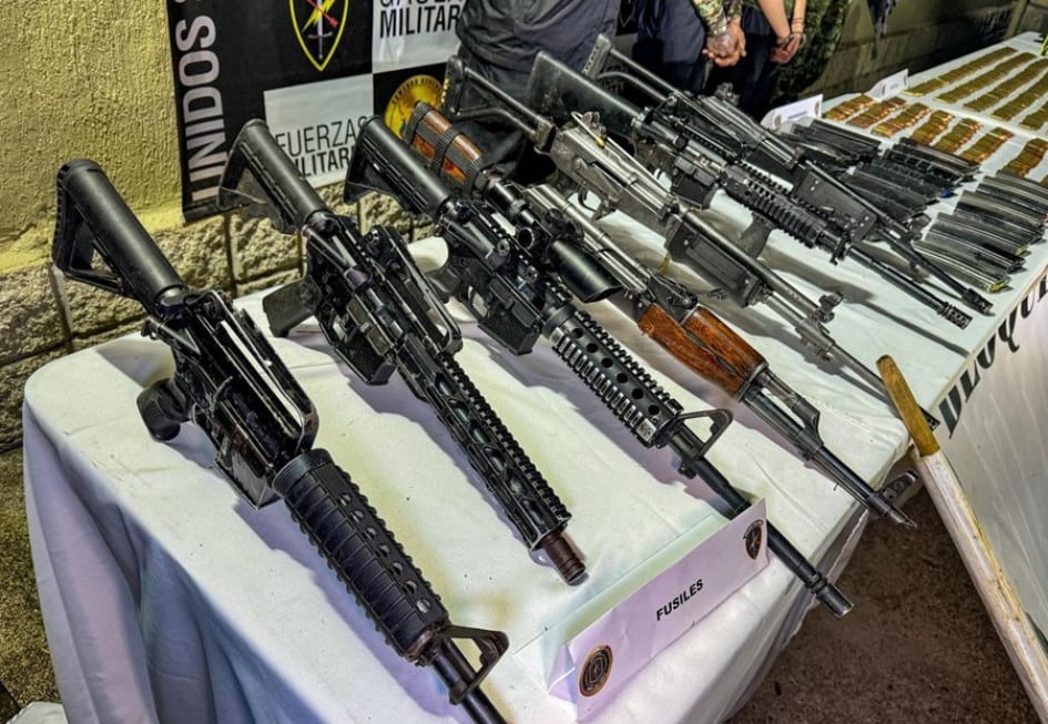 Las 100 toneladas de material bélico fuera de servicio serán transformadas en acero sostenible.