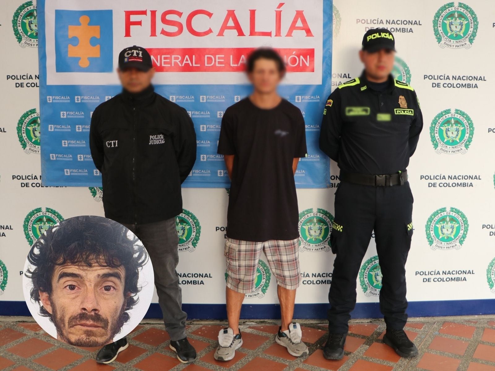 Carlitos (círculo), fue asesinado por alias El Zarco: lo quemó vivo (foto: Policía Nacional)