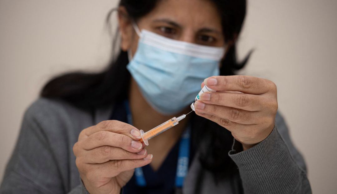 Aplicación de la vacuna de AstraZeneca