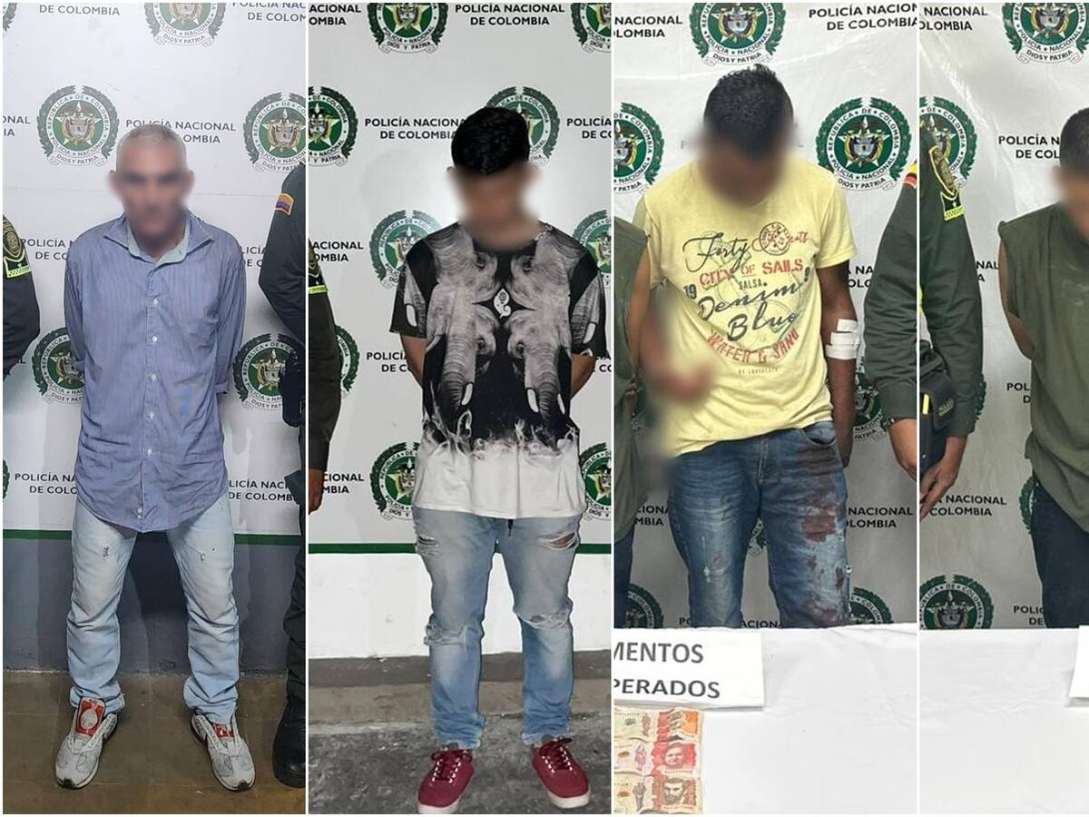Fueron capturadas seis personas por el delito de hurto en Ibagué