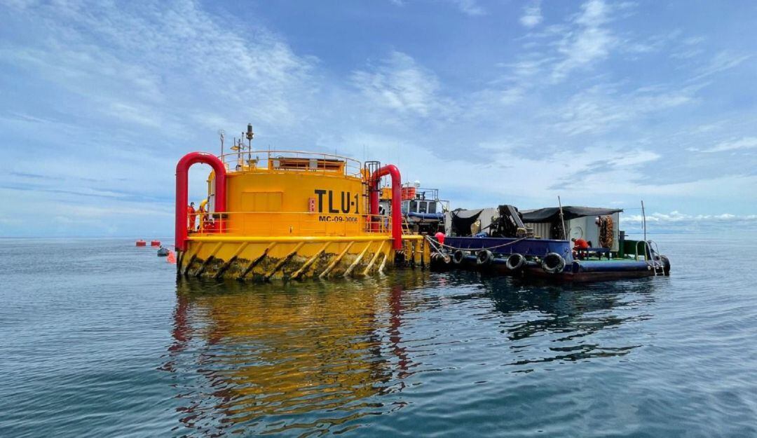 Monoboya petrolera en Coveñas, Sucre.