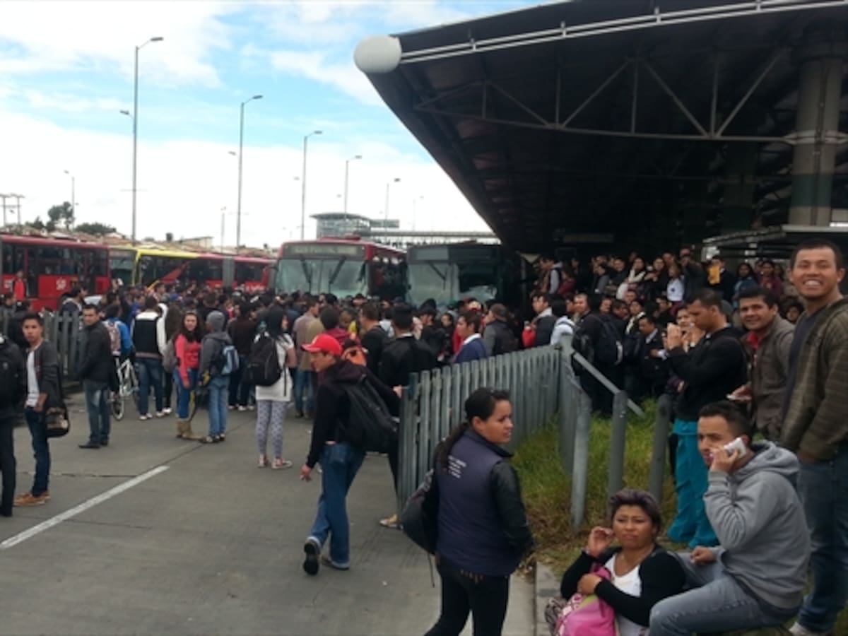 Normalizan situación en Portal de Las Américas, en Bogotá