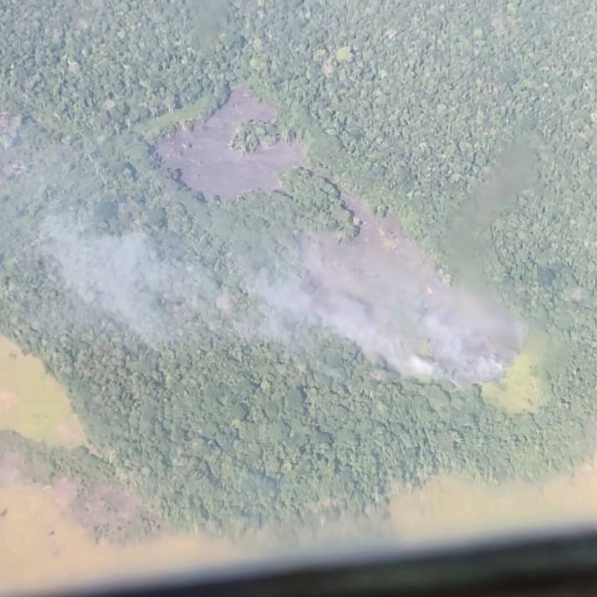 Controlan incendio forestal en Cartagena del Chairá, Caquetá