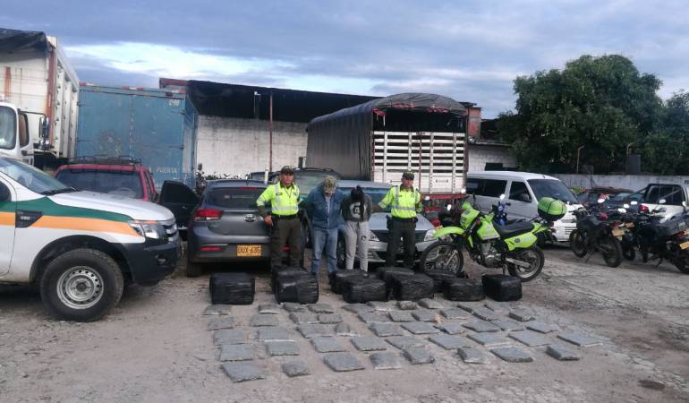 Incautación 149 kilos de marihuana en vías del Tolima