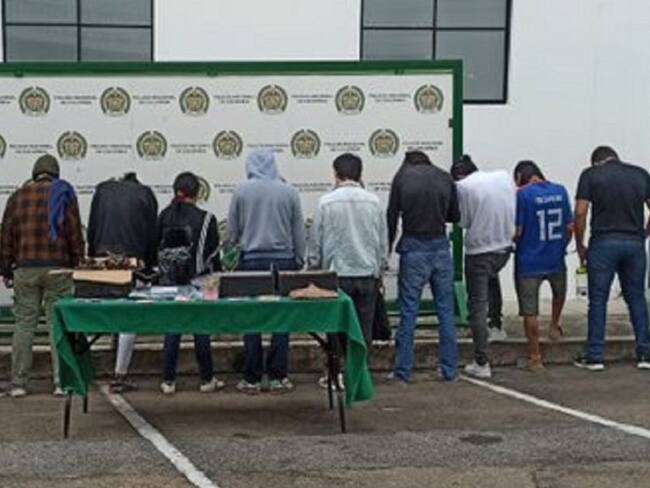 Presuntos integrantes de la primera línea