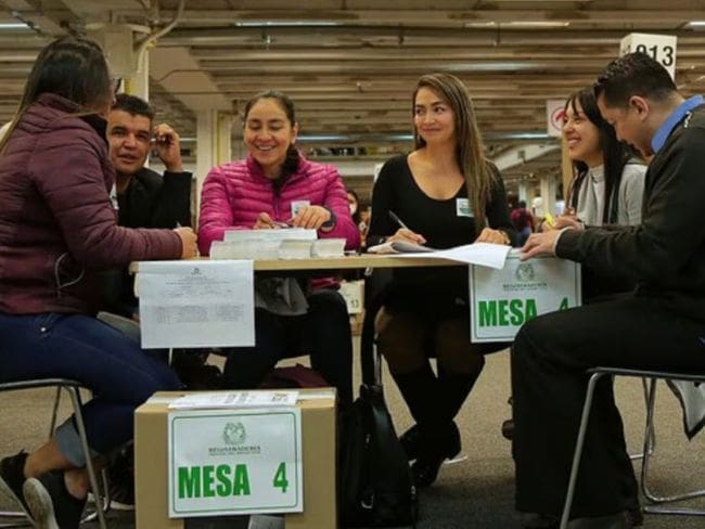 Jurados de votación Foto: Colprensa