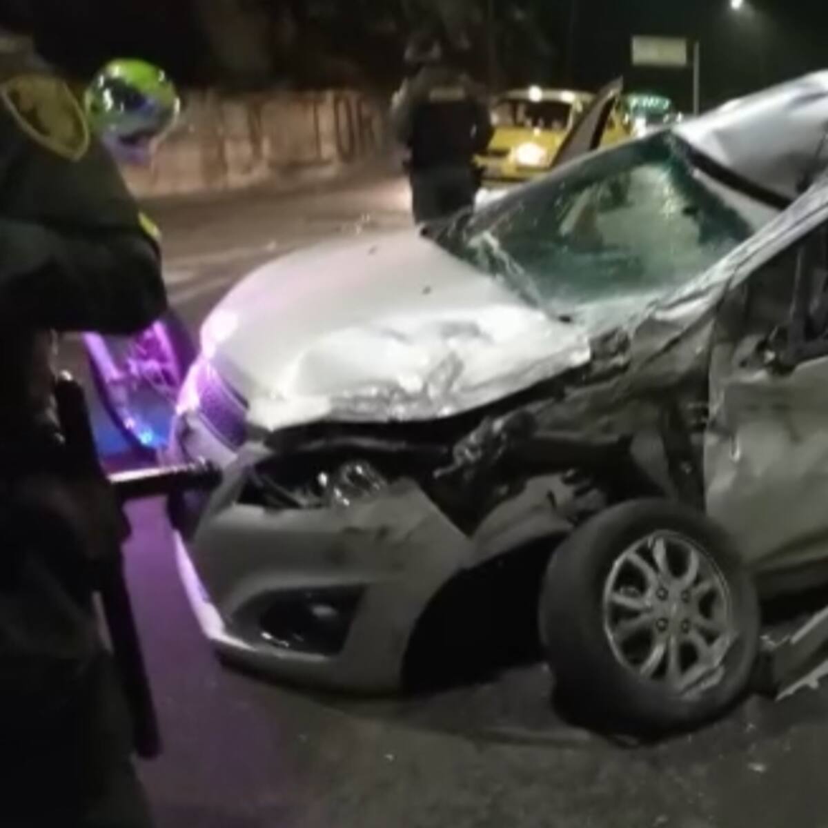 Accidente de tránsito dejó dos personas heridas