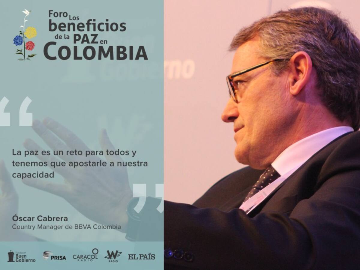 El presidente del BBVA en Colombia, Óscar Cabrera destacó el desarrollo que se viene presentando con un crecimiento del 4 % y un ingreso promedio de 14 a 15.000 dólares.