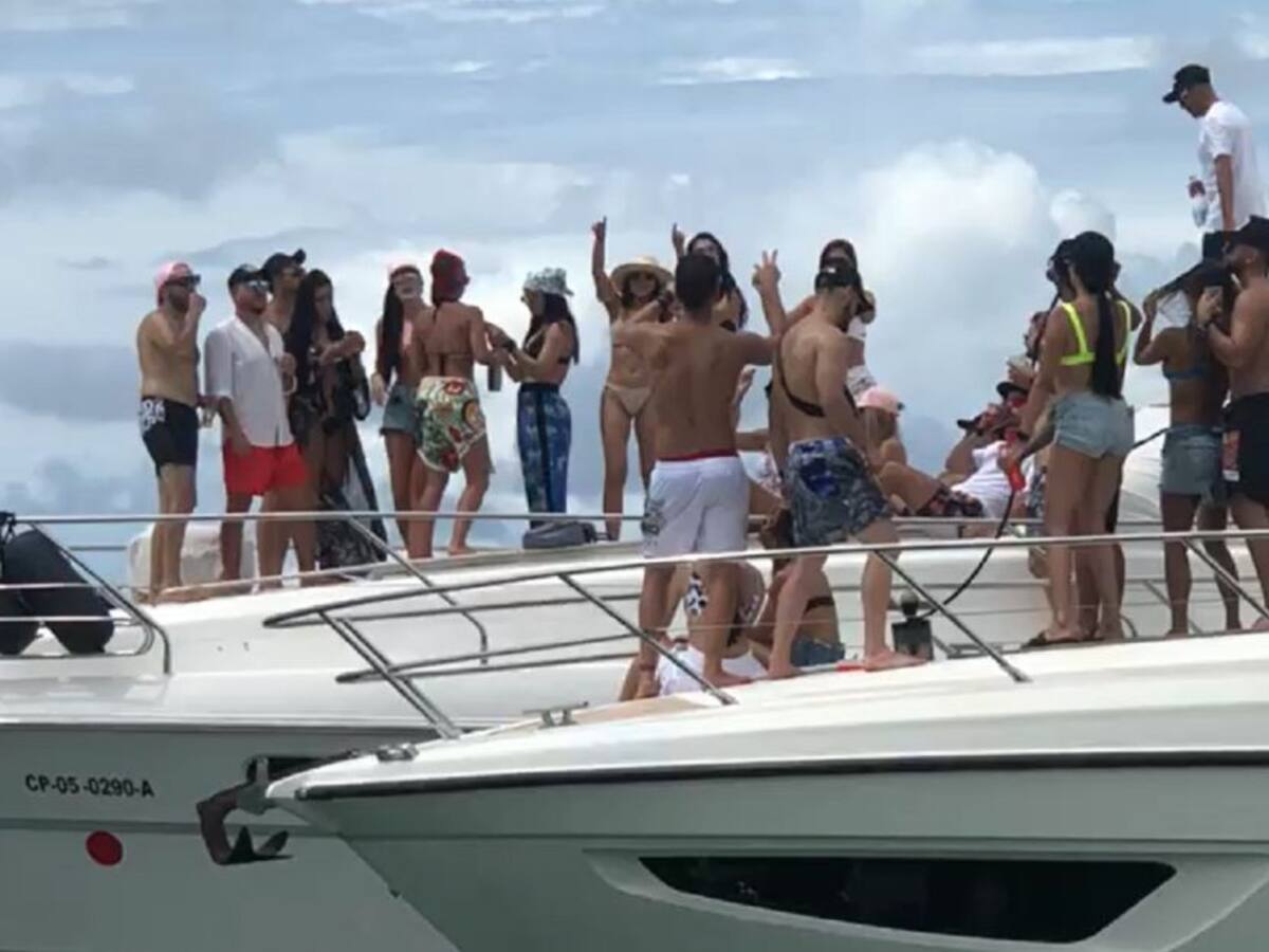 ¡Descontrol! Reportan rumbas en yates sin medidas de bioseguridad en Cholón