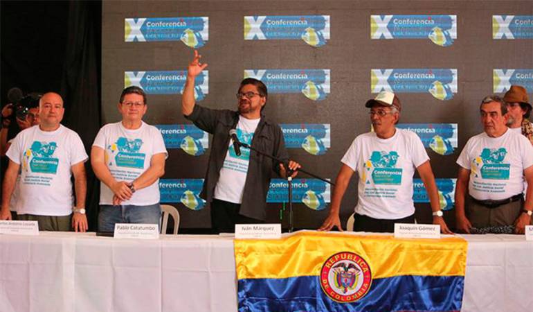 Integrantes partido político farc. 