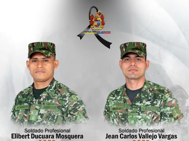 Dos soldados fueron asesinados y seis más quedaron heridos tras reacción por secuestro en Chocó