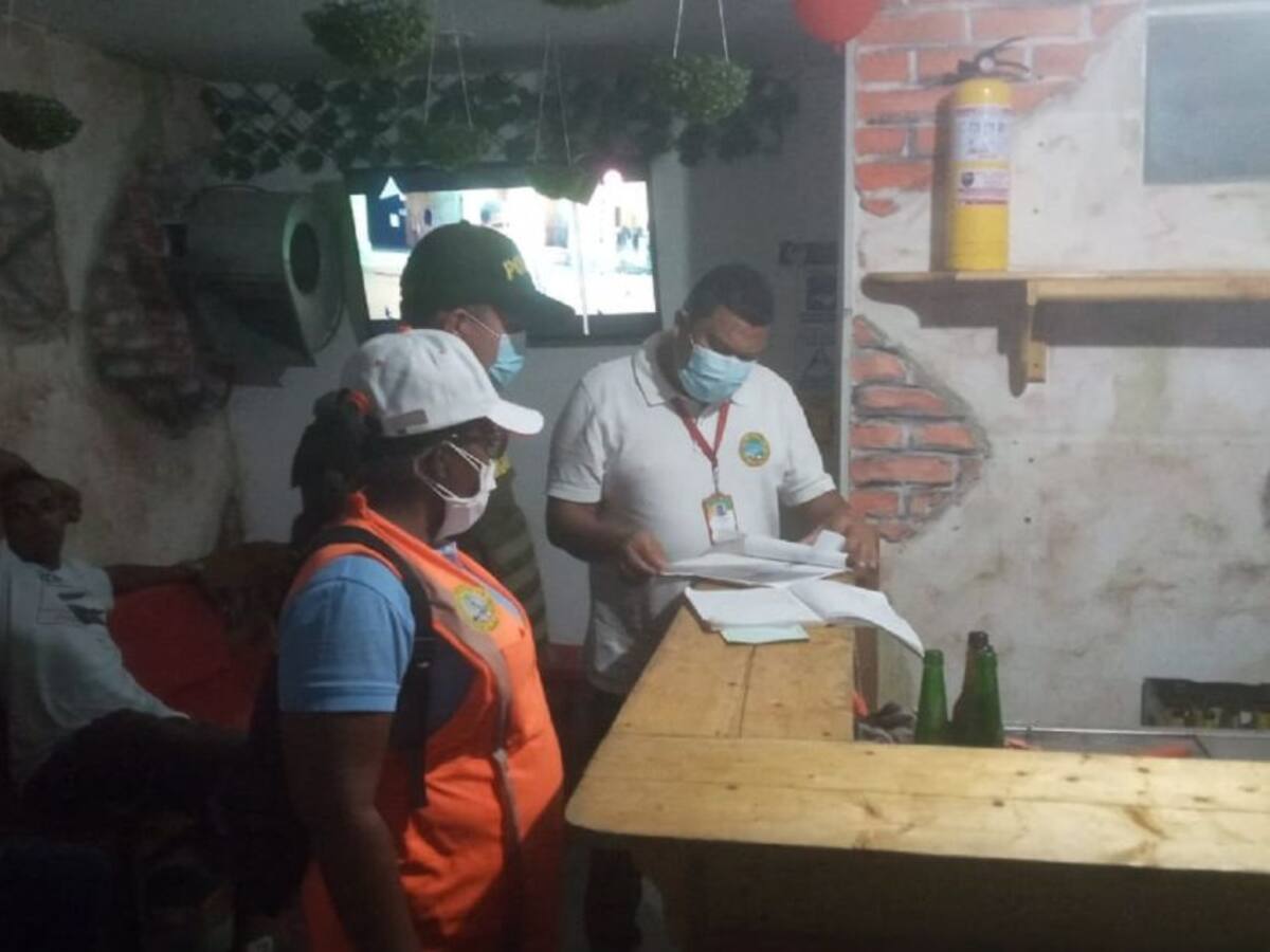 Suspendieron actividad comercial de dos establecimientos en Cartagena