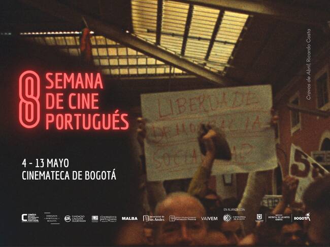 Cartel de la Octava Semana del Cine Portugués en Bogotá. (Cortesía: Semana de Cine Portugués)