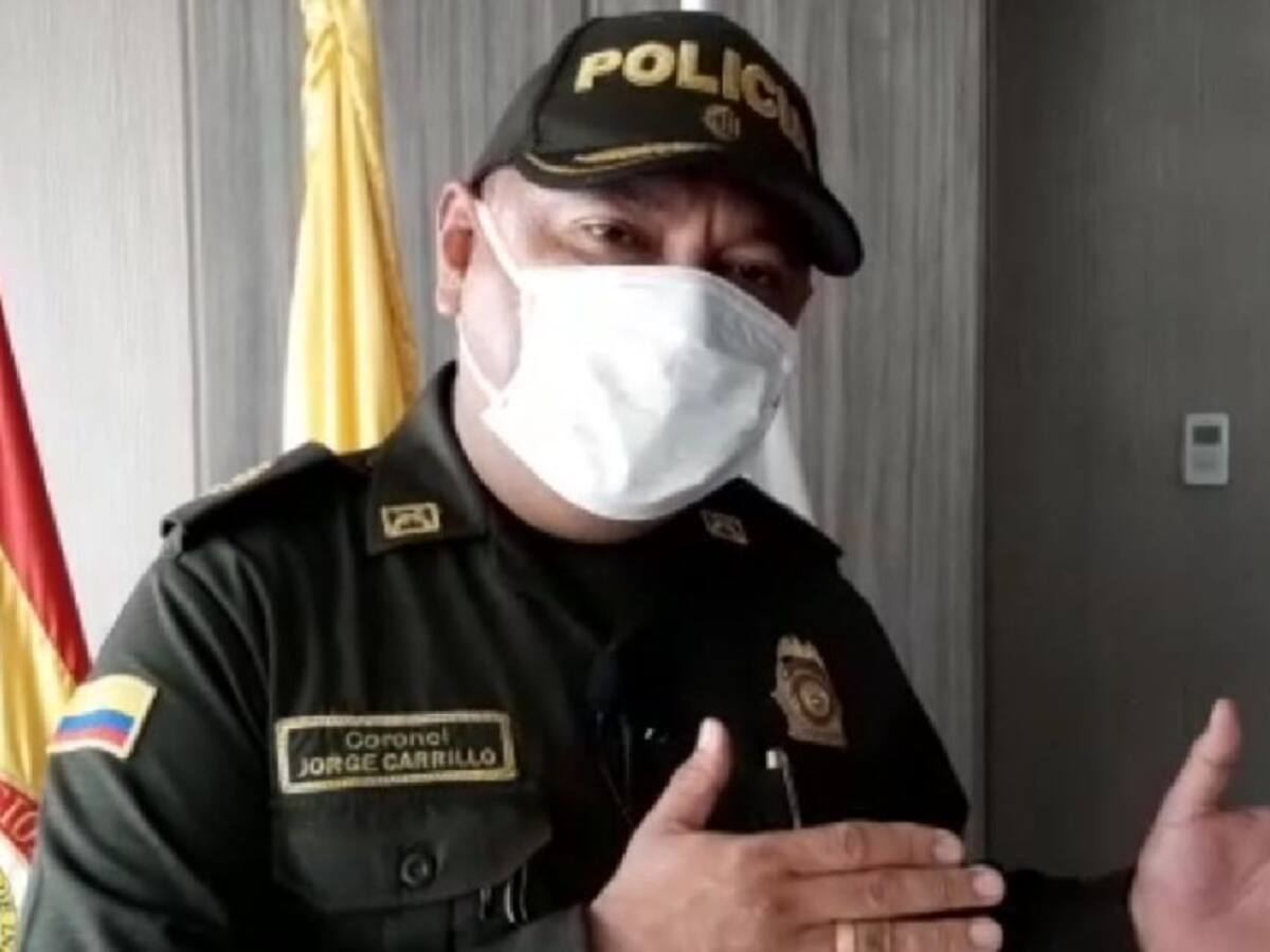 Policía garantiza dispositivo de seguridad para vacunas en Cartagena