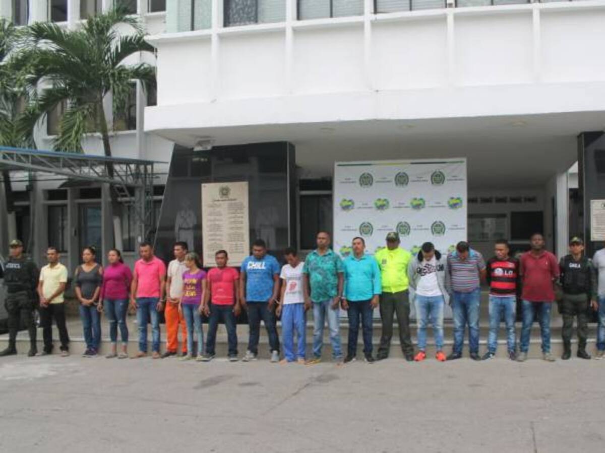 Capturan 19 presuntos miembros del Clan del Golfo