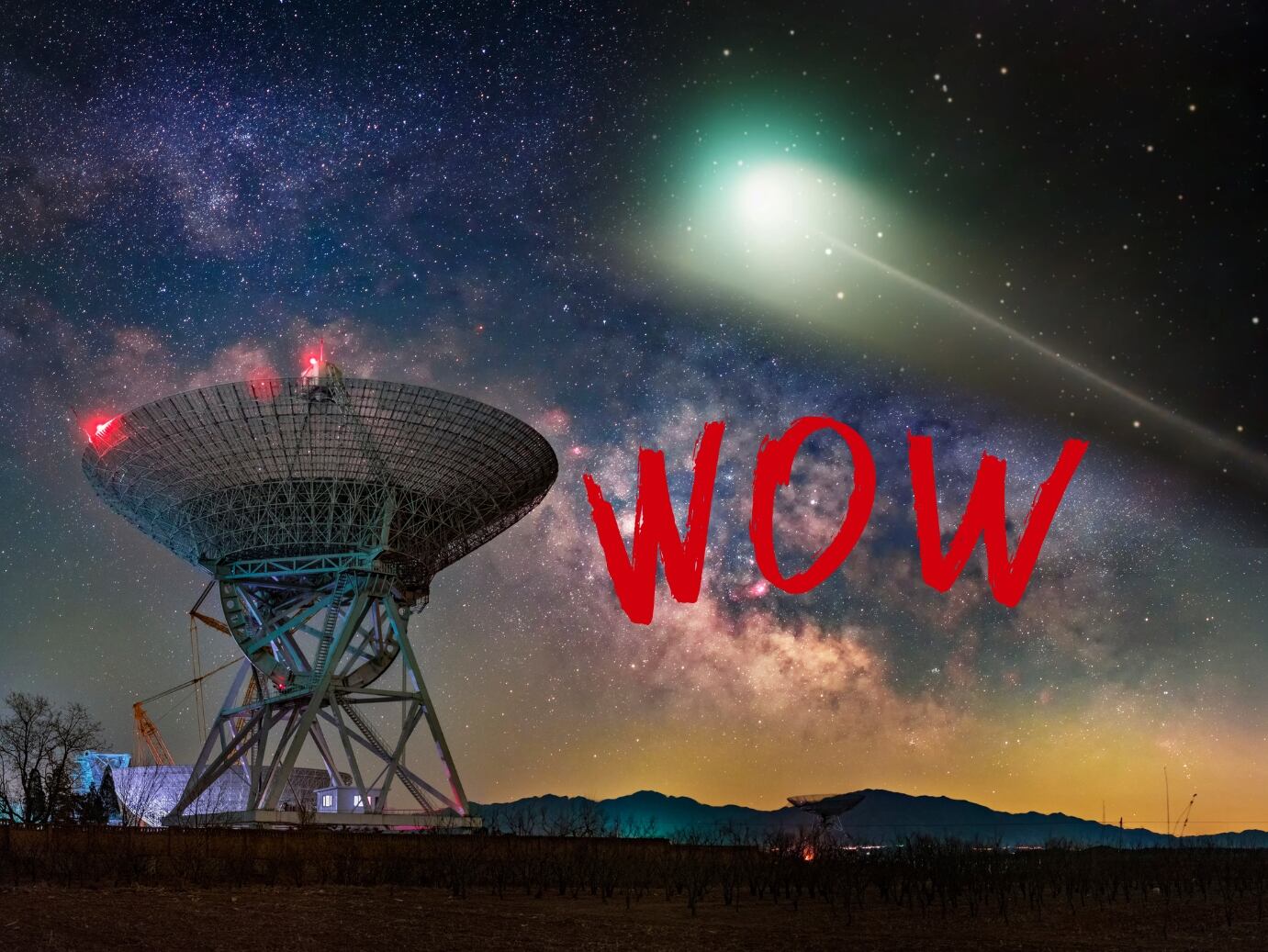 Cometa 3I/ATLAS y señal Wow