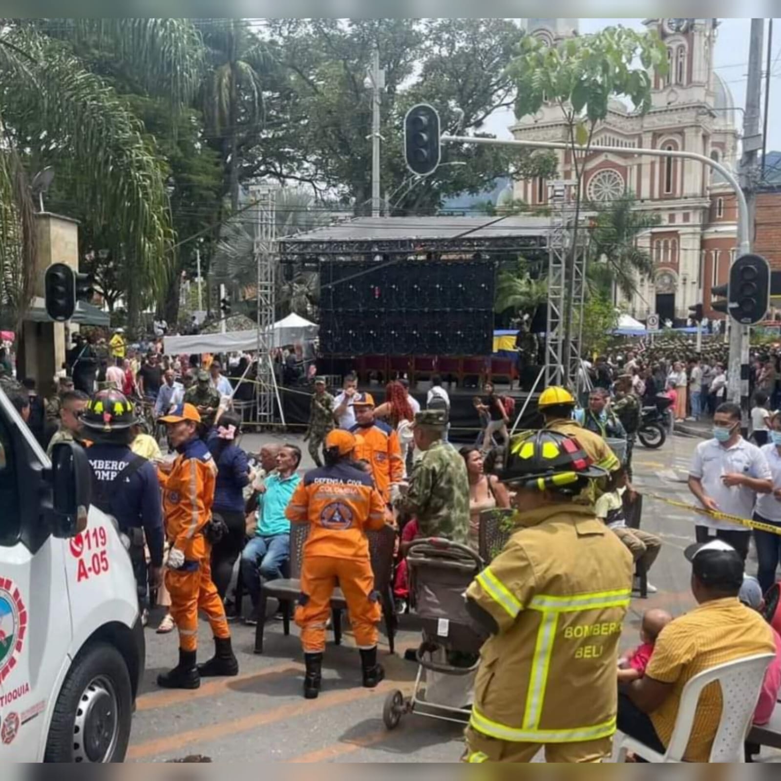 Emergencia en Bello, Antioquia. Foto: cortesía.