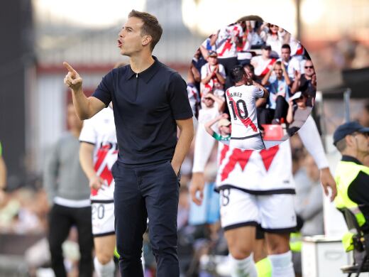 Iñigo Pérez, DT del Rayo Vallecano / Getty Images.