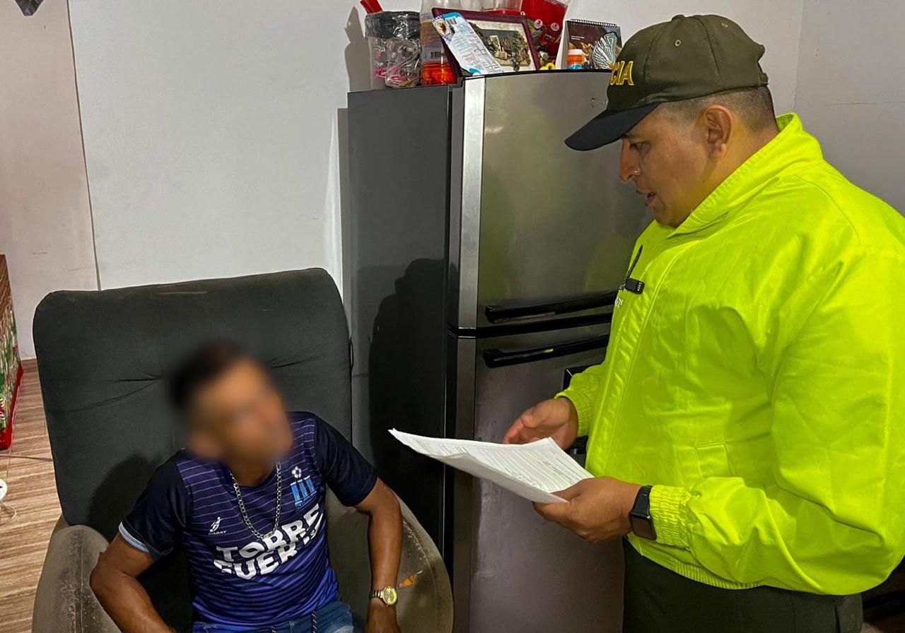 Este hombre fue capturado en el asentamiento Las Margaritas de Ibagué