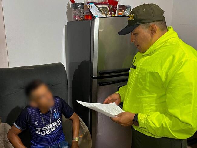Este hombre fue capturado en el asentamiento Las Margaritas de Ibagué