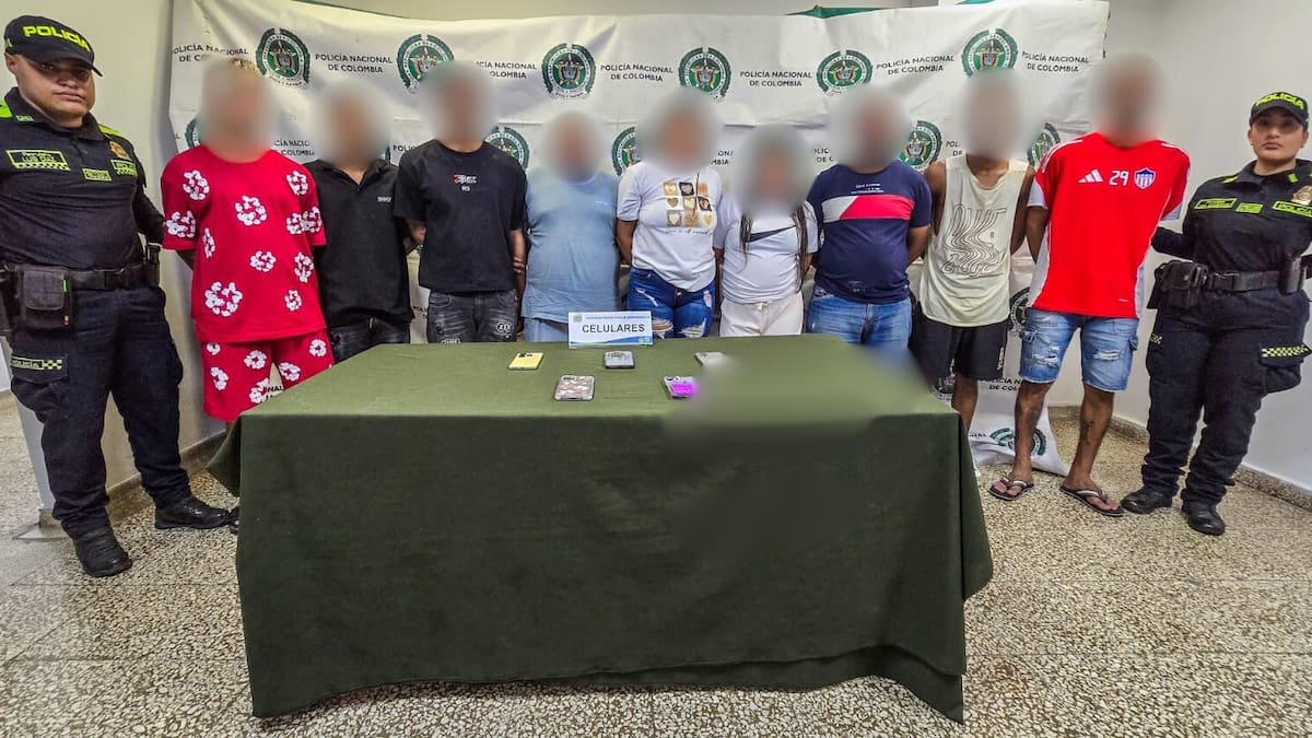 La Policía de Barranquilla desmantela la banda de ‘Los Costeños M’: 9 fueron capturados