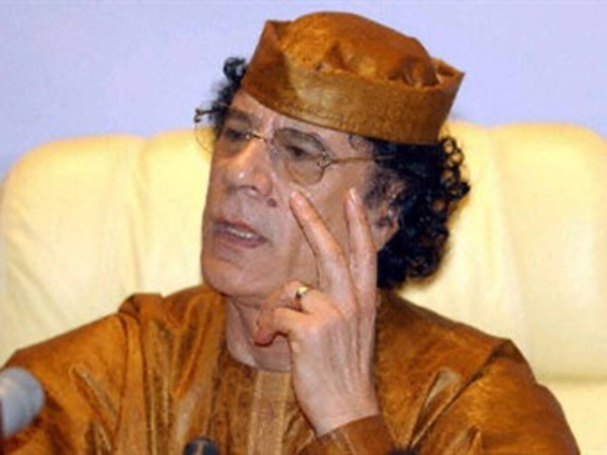 Hijo de Gadafi dice que su padre será 'asesor' en un eventual nuevo régimen en Libia
