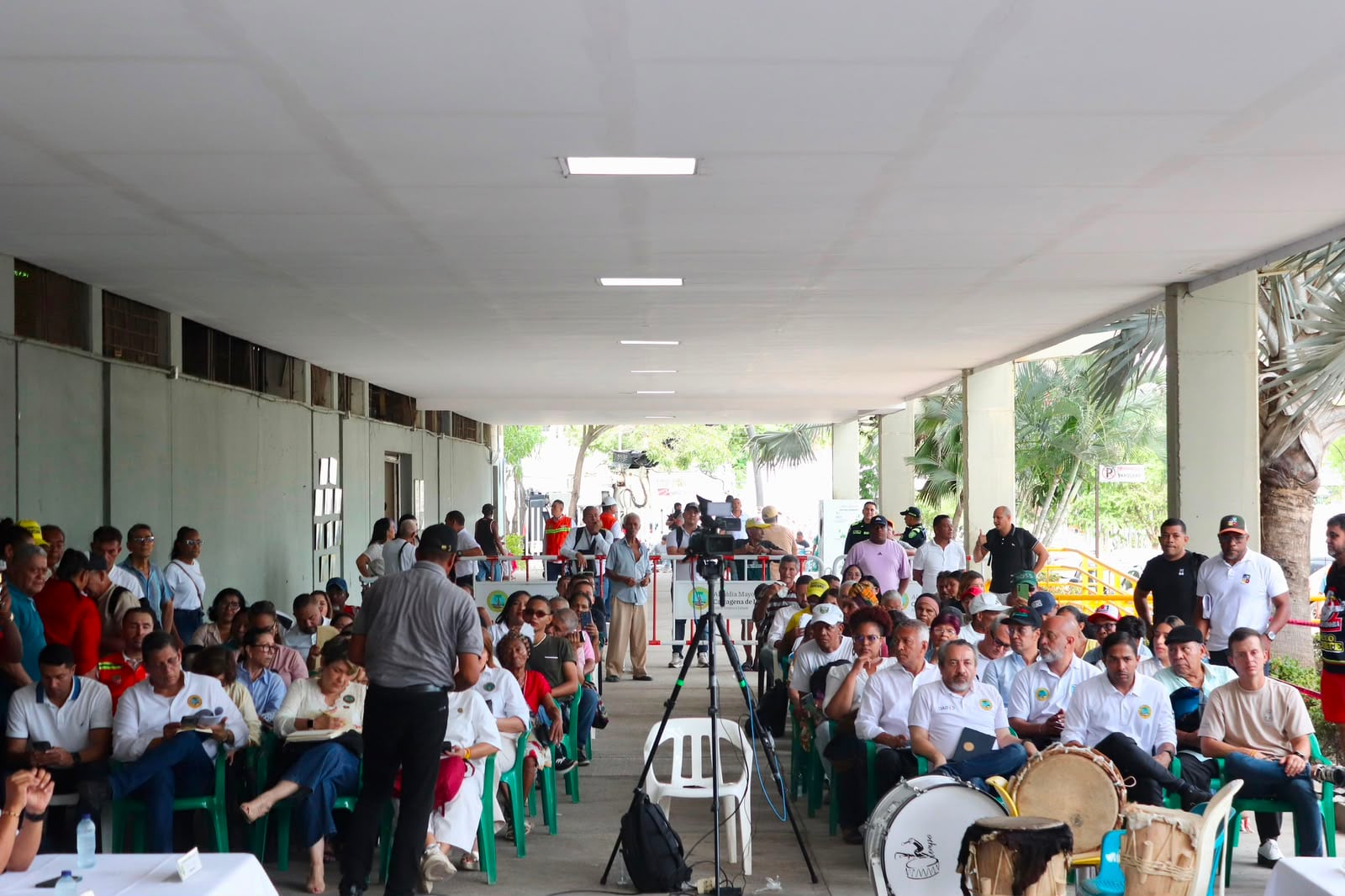 La comunidad conversó con las autoridades competentes. // Concejo Distrital de Cartagena
