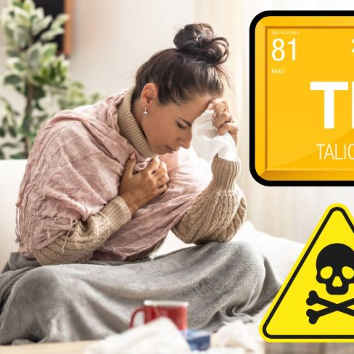 Formas naturales en las que se obtiene el talio y reacciones que puede generar en el cuerpo humano