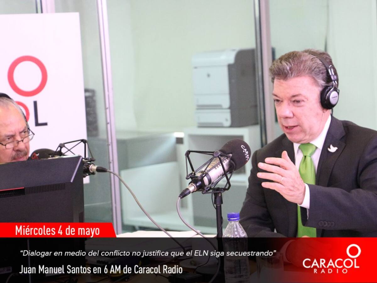 Aseguró que la fase pública del proceso de paz con Eln se dará una vez renuncien al secuestro y liberen a todas las personas que tienen en su poder.