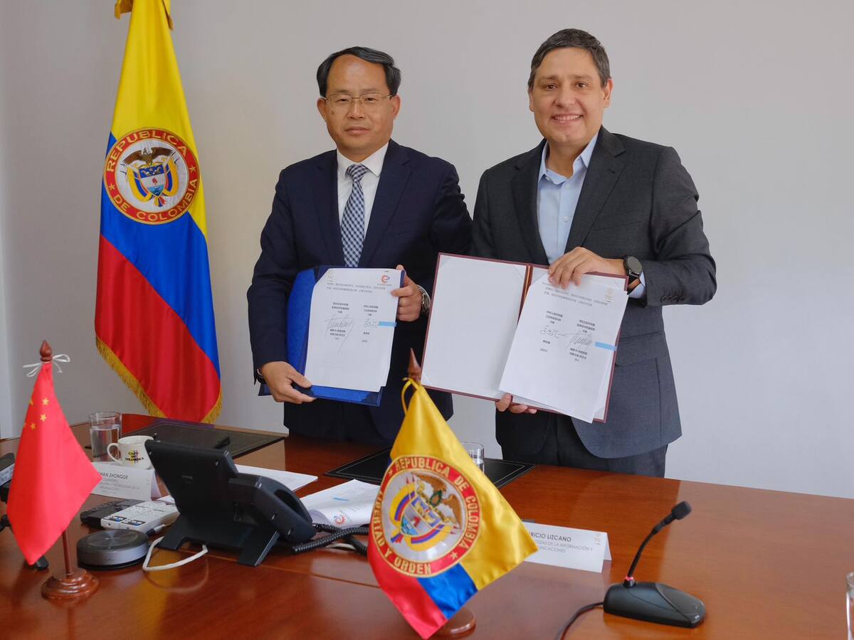 Colombia y China firman acuerdo para potenciar la cooperación en tecnológica