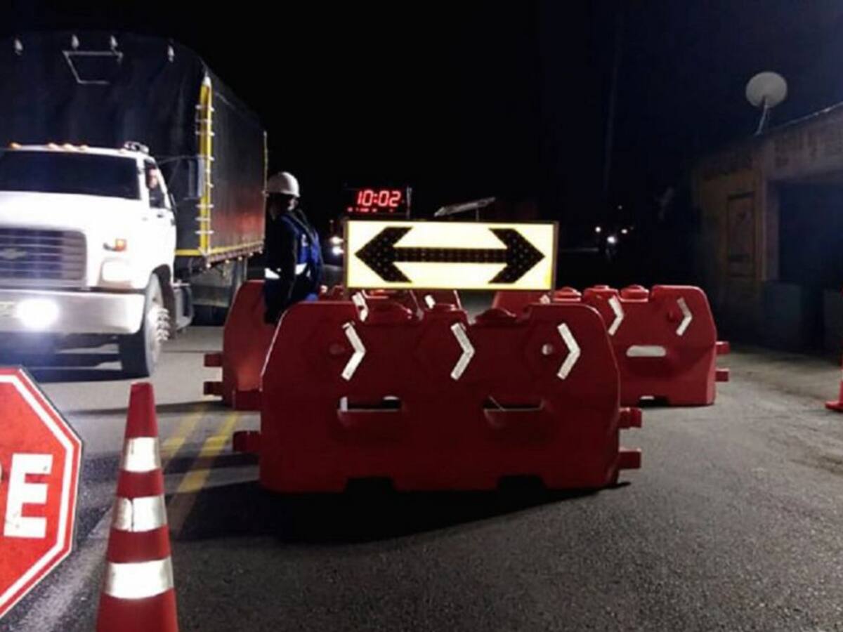 Invías informó que se amplía el horario de cierre nocturno en La Línea