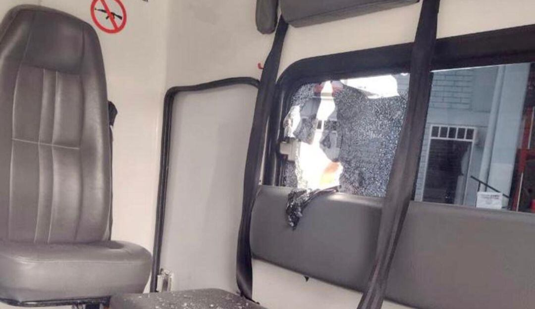 Ataque a ambulancia.