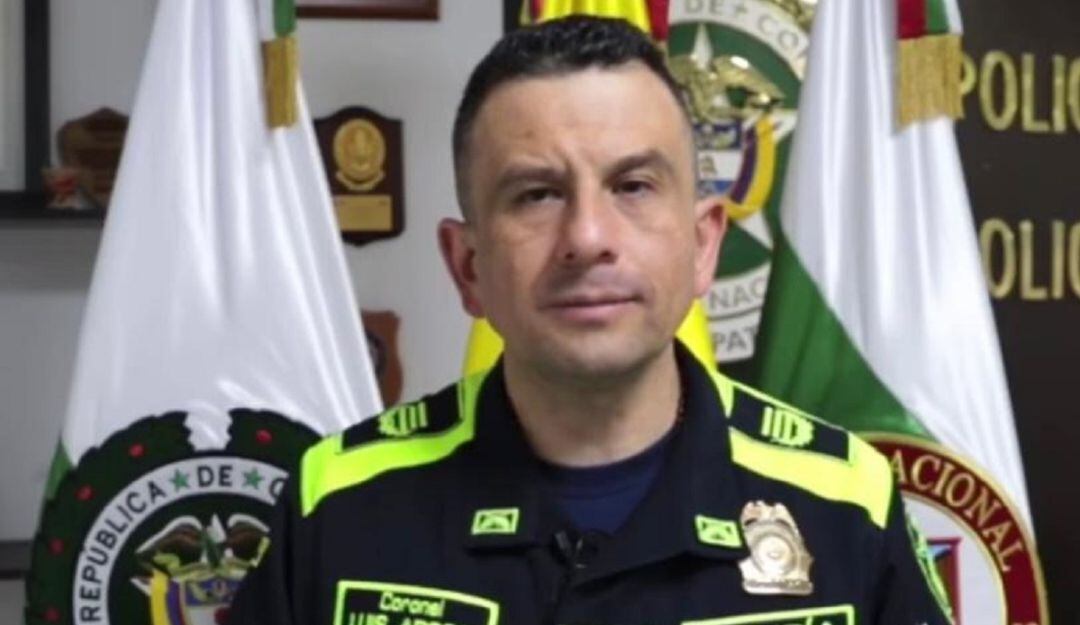 Foto: Luis Fernando Arcos, comandante de la Policía Metropolitana de Manizales.