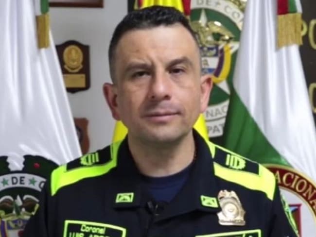 Foto: Luis Fernando Arcos, comandante de la Policía Metropolitana de Manizales.