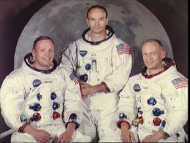 Apolo 11 primera misión tripulada en llegar a la superficie de la Luna.