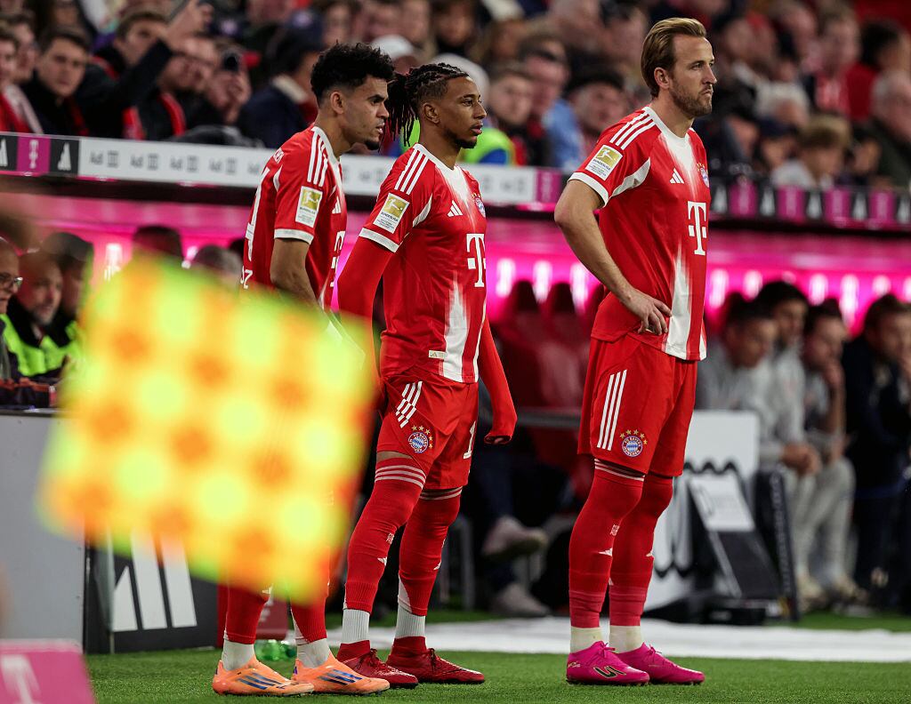 Luis Díaz, Michael Olise y Harry Kane / Getty Images