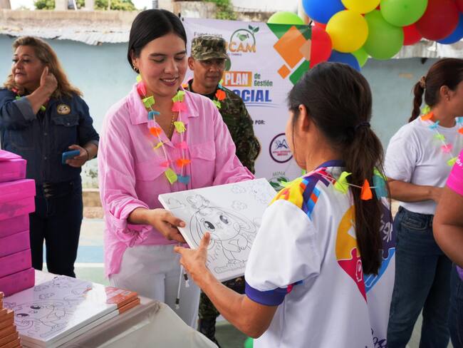 Ejército Nacional acompaña a población infantil en condición de discapacidad en Santa Rosa del Sur