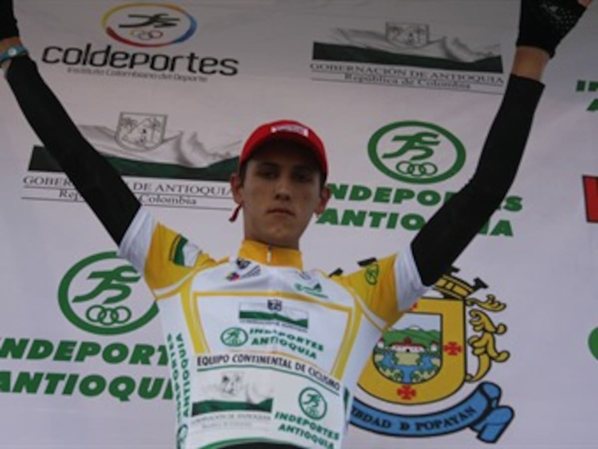William Valencia primer líder de la Vuelta de la Juventud