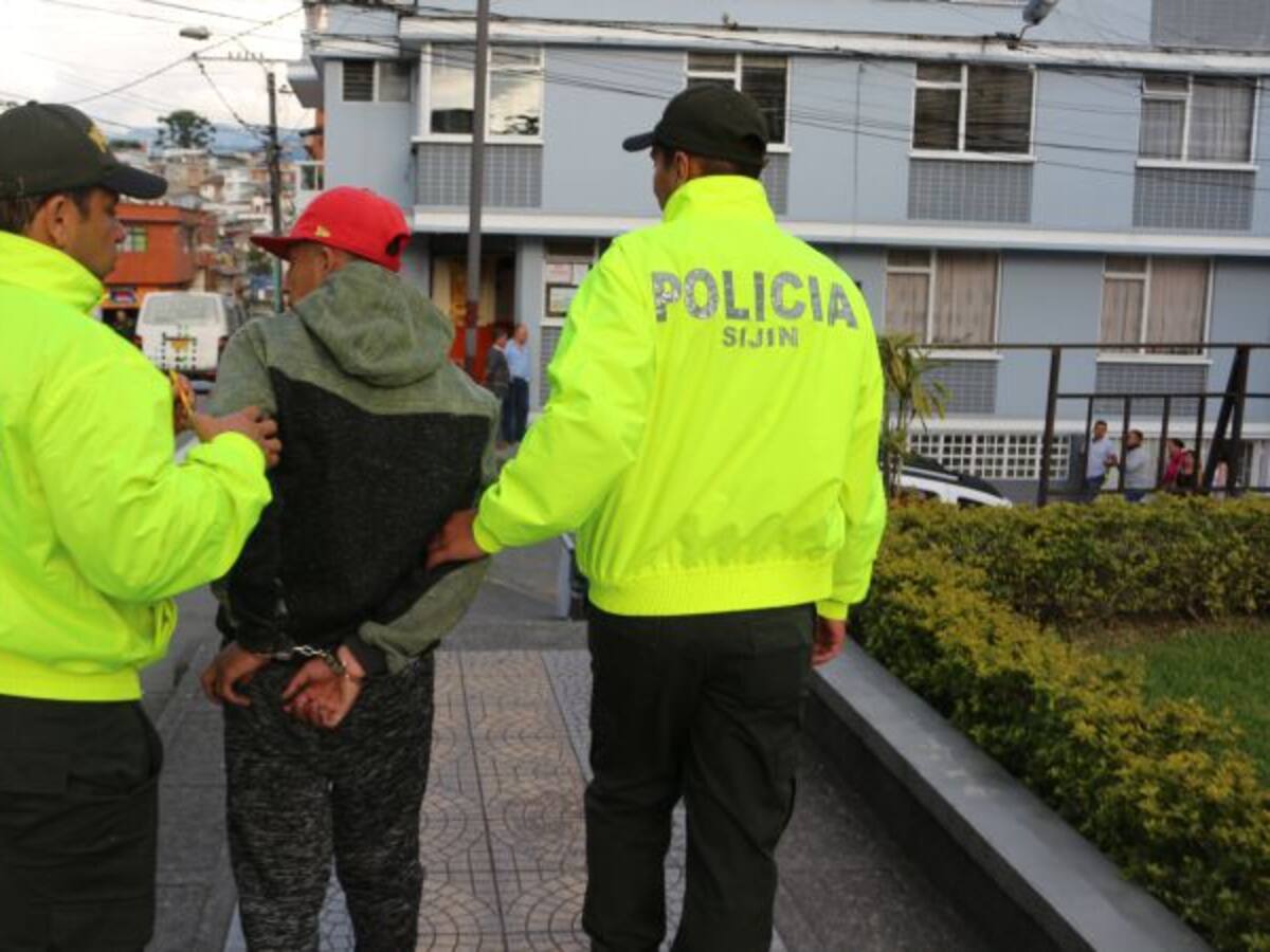 Capturan a 53 personas en Caldas por diferentes delitos