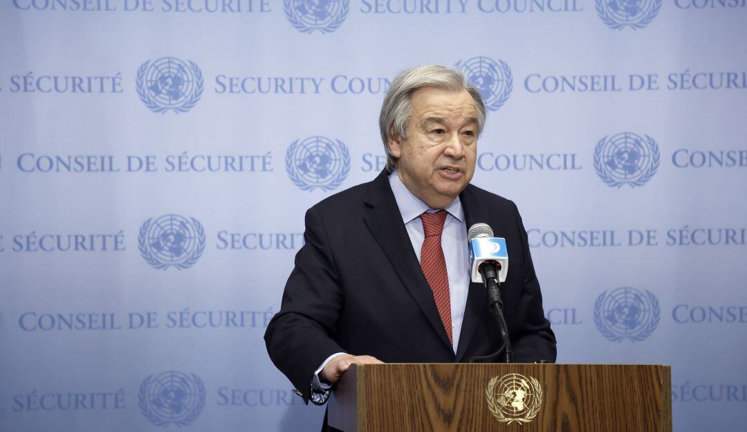 El jefe de la ONU, Antonio Guterres