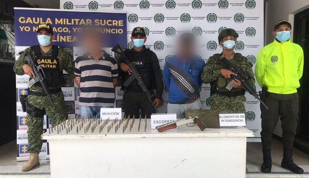 Capturan a presunto cabecilla urbano del clan del Golfo en Sucre