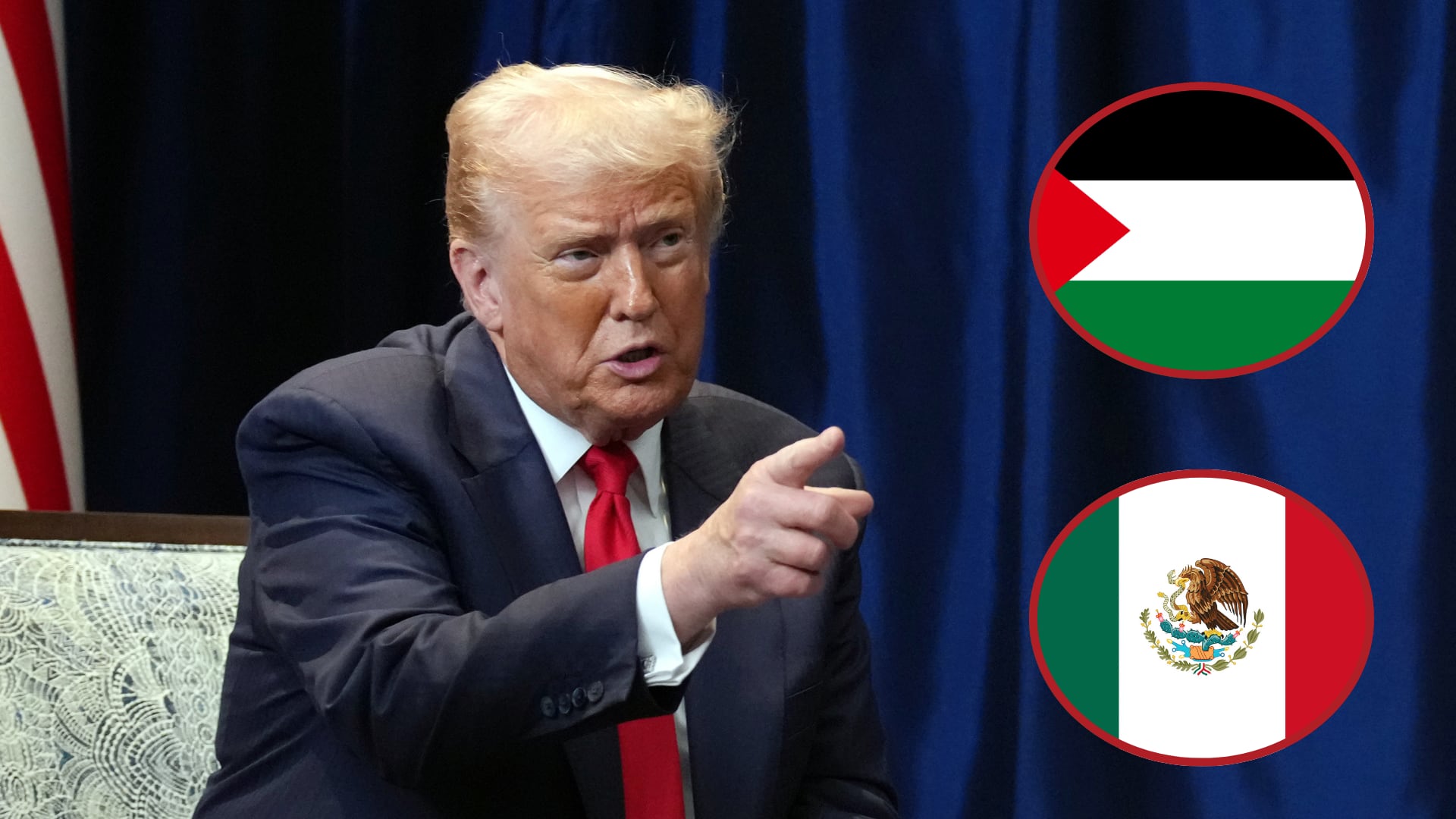 Donald Trump. Foto: Andrew Harnik.México. Palestina. Fotos. Getty Images