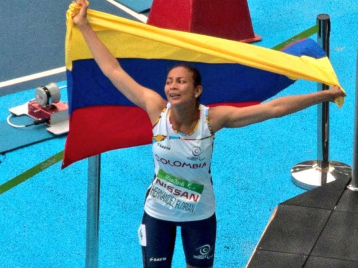 Martha Hernández gana primera medalla femenina paralímpica en la historia de Colombia