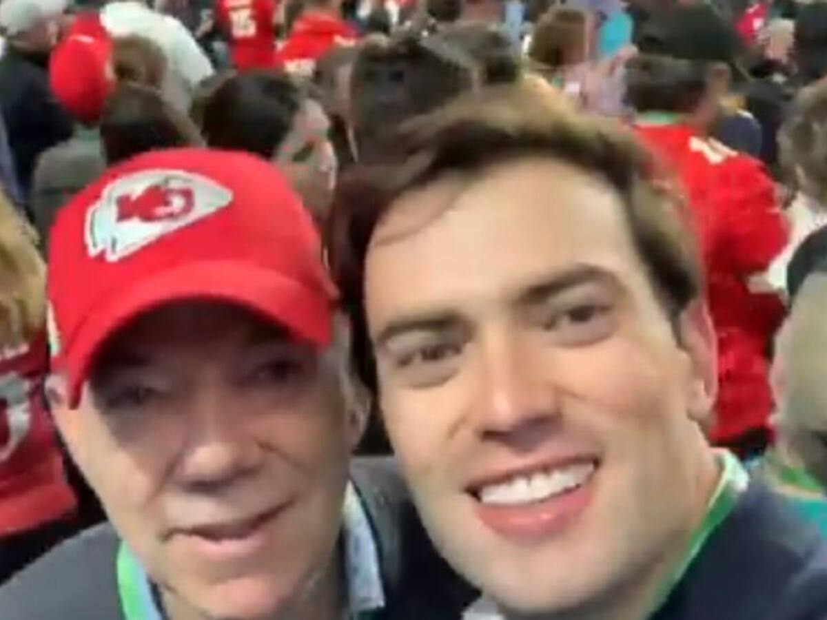 (VIDEO) Así la pasaron Juan Manuel y Esteban Santos en el Super Bowl