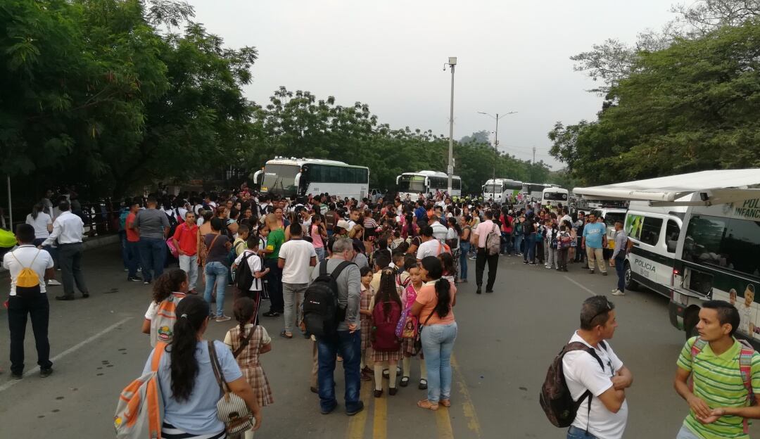 Estudiantes en frontera